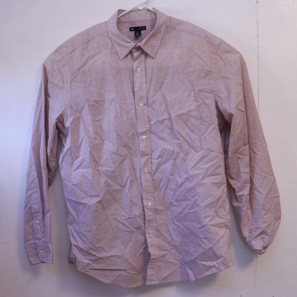 GAP Mens Classic Fit Long Sleeve Button Down Shirt Sz‎ Medium